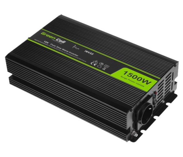 Green Cell Przetwornica napięcia 12V na 230V 1500W/3000W - 548236 - zdjęcie 2